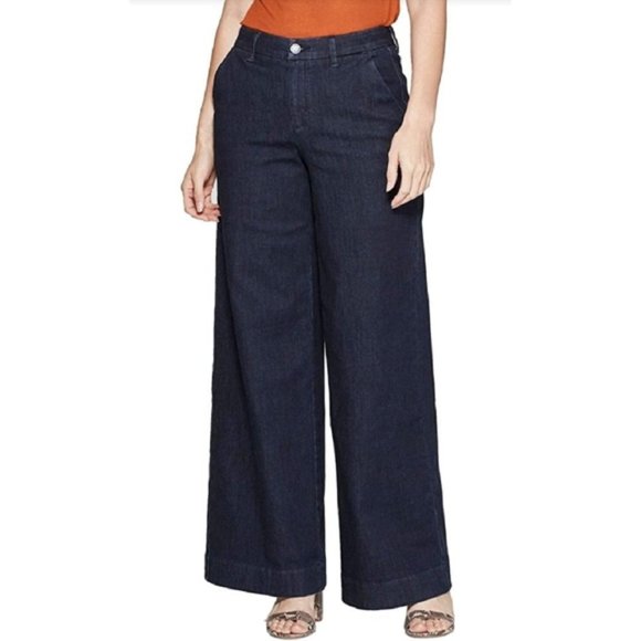 A NEW DAY Wide Leg High Rise Jeans Dark Wash 6 - Picture 2 of 12